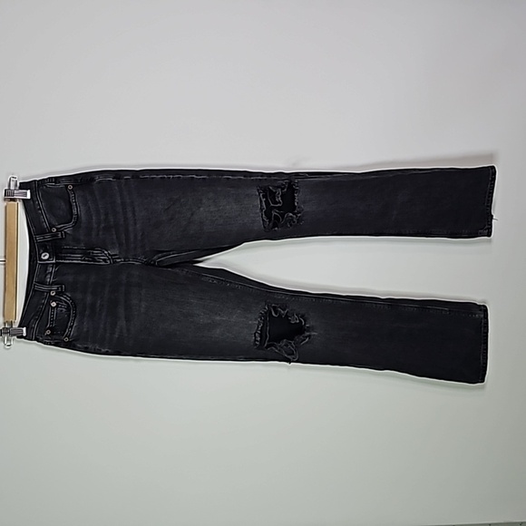 American Eagle black ans gray size 00 90's boot cut jeans - Picture 1 of 7